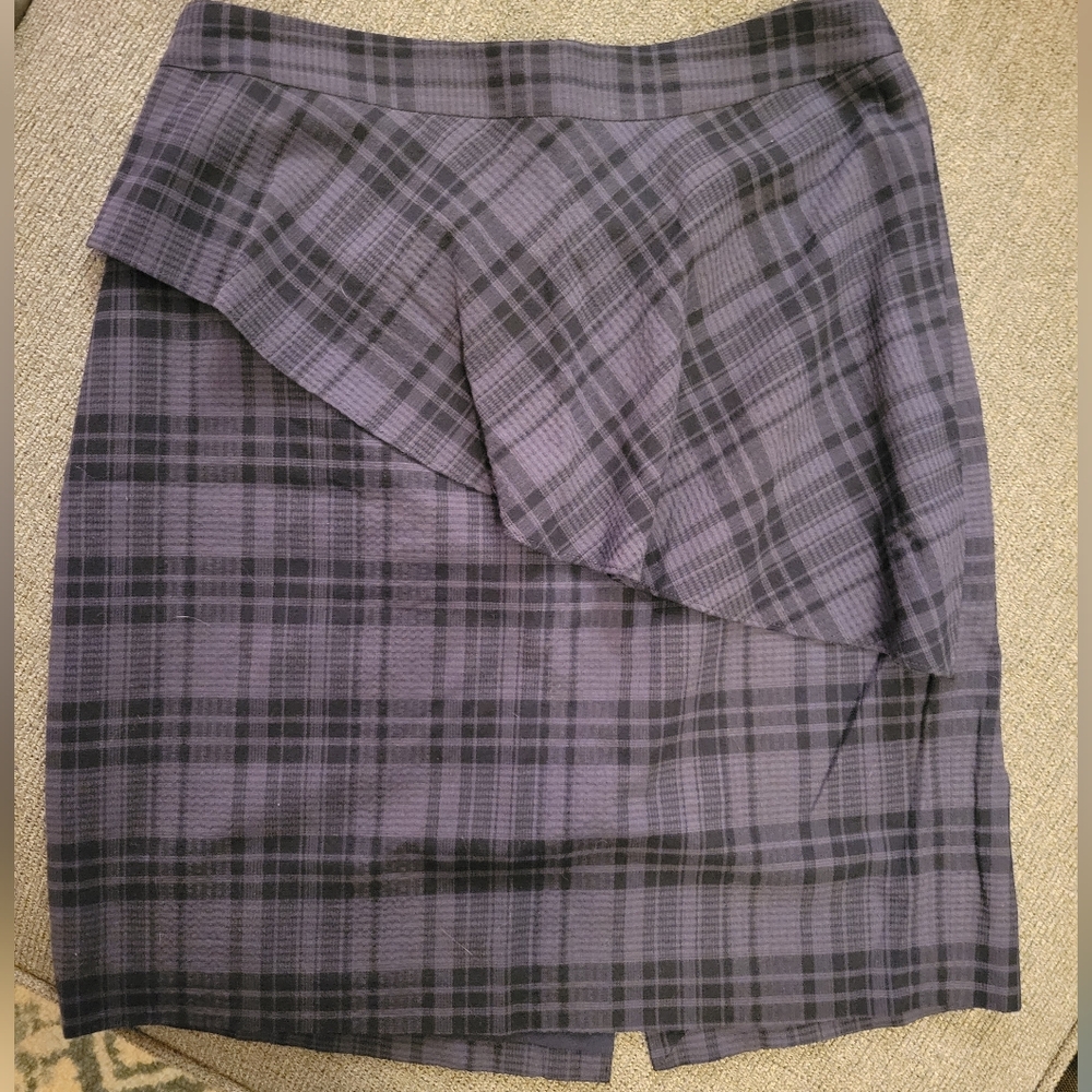 Banana Republic Plaid Pencil Skirt